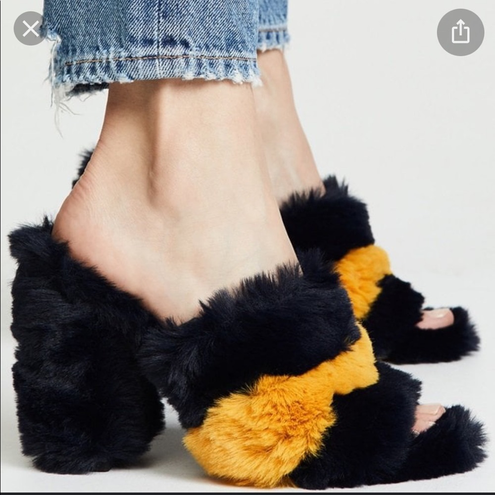 Same Edelman Yael Furry Mules